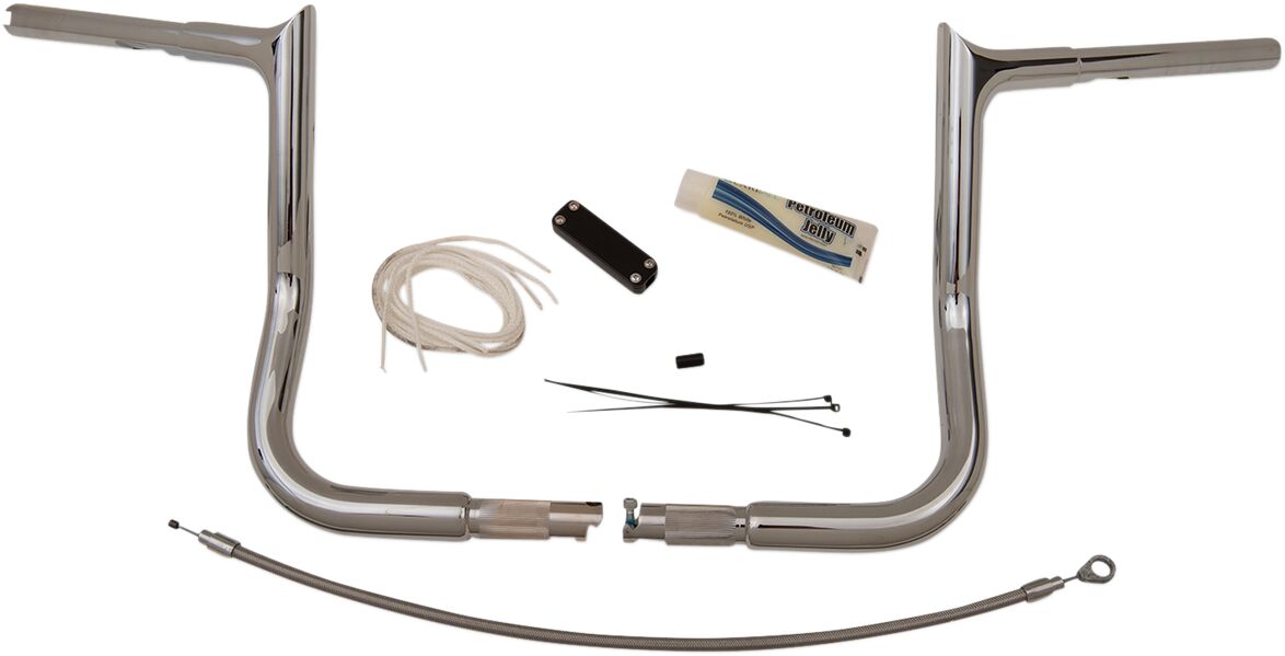 Fat Baggers Inc. Handlebar 12" Ch Pt Flh Handlebars Fat Baggers Inc.