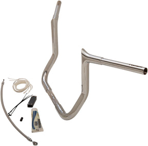 Fat Baggers Inc. Handlebar 12" Ch Pt Flh Handlebars Fat Baggers Inc.
