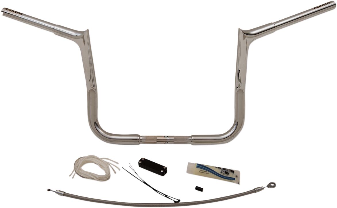 Fat Baggers Inc. Handlebar 12" Ch Pt Flh Handlebars Fat Baggers Inc.