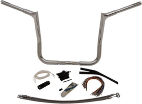Fat Baggers Inc. Handlebar 14" Ch Pt Flh Handlebars Fat Baggers Inc.