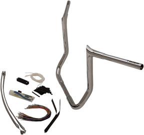 Fat Baggers Inc. Handlebar 14" Ch Pt Flh Handlebars Fat Baggers Inc.