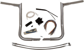 Fat Baggers Inc. Handlebar 14" Ch Pt Flh Handlebars Fat Baggers Inc.