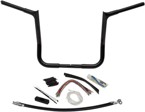 Fat Baggers Inc. Handlebar 14" Bl Pt Flh Handlebars Fat Baggers Inc.