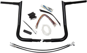 Fat Baggers Inc. Handlebar 14" Bl Pt Flh Handlebars Fat Baggers Inc.