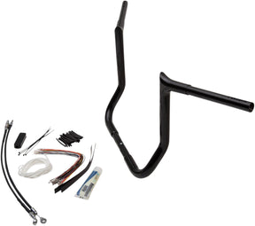 Fat Baggers Inc. Handlebar 14" Bl Pt Flh Handlebars Fat Baggers Inc.