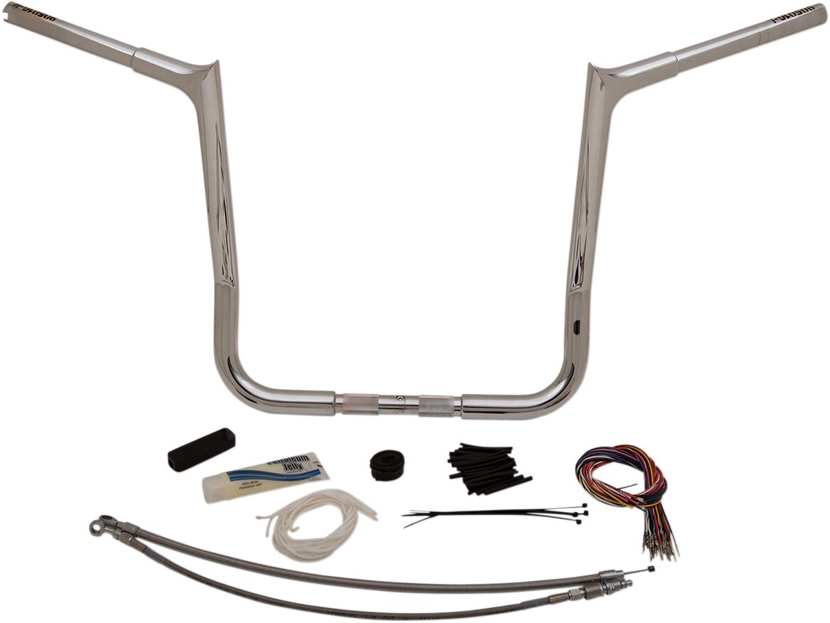 Fat Baggers Inc. Handlebar 16" Ch Pt Flh Handlebars Fat Baggers Inc.