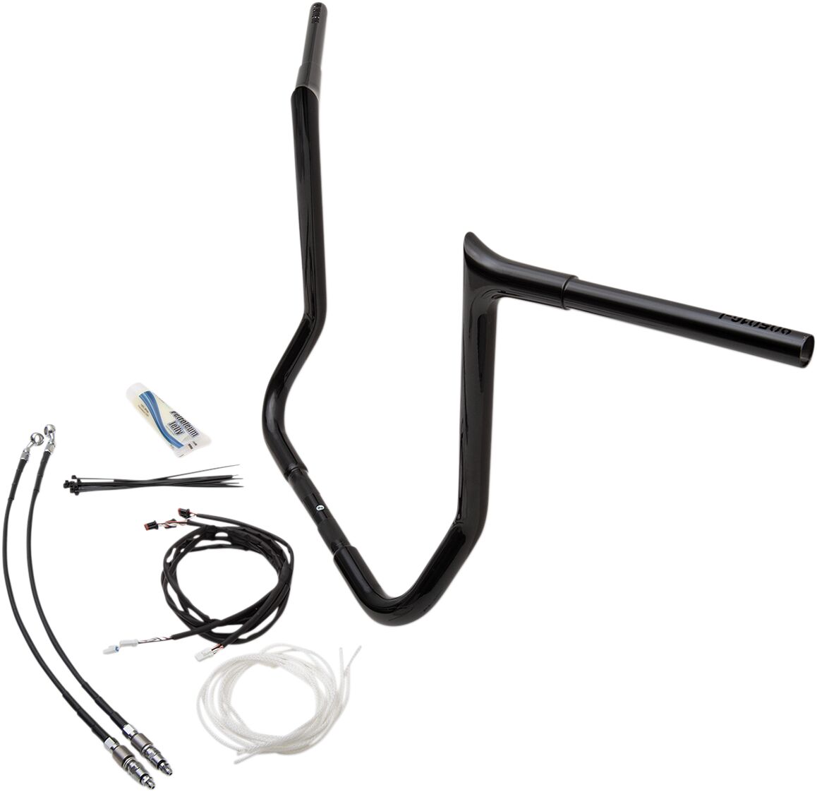 Fat Baggers Inc. Handlebar 16" Bl Pt L Fl Handlebars Fat Baggers Inc.
