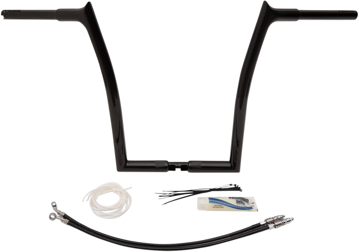 Fat Baggers Inc. Handlebar 16" Bl Pt L Flt Handlebars Fat Baggers Inc.