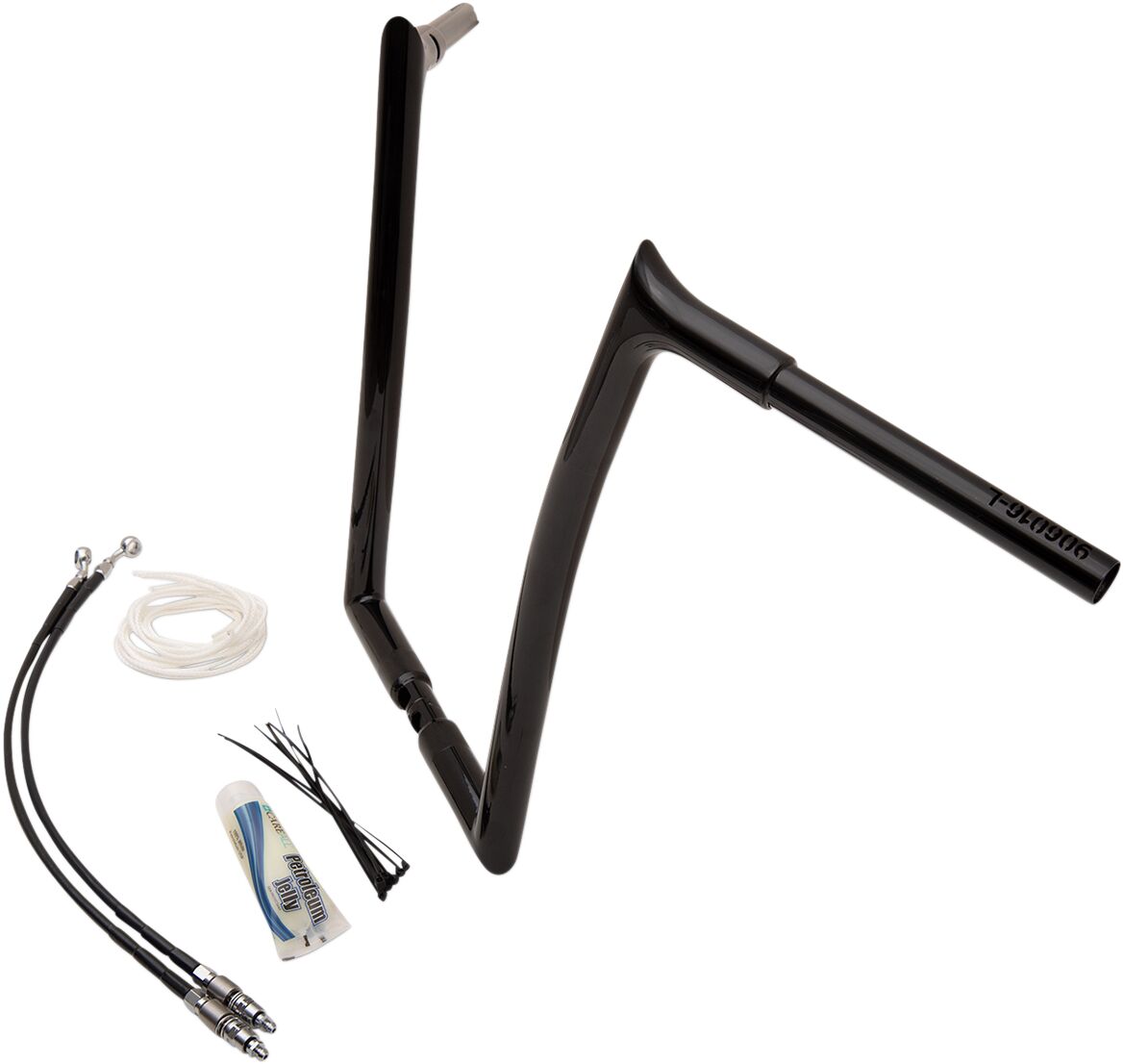 Fat Baggers Inc. Handlebar 16" Bl Pt L Flt Handlebars Fat Baggers Inc.