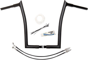 Fat Baggers Inc. Handlebar 16" Bl Pt L Flt Handlebars Fat Baggers Inc.