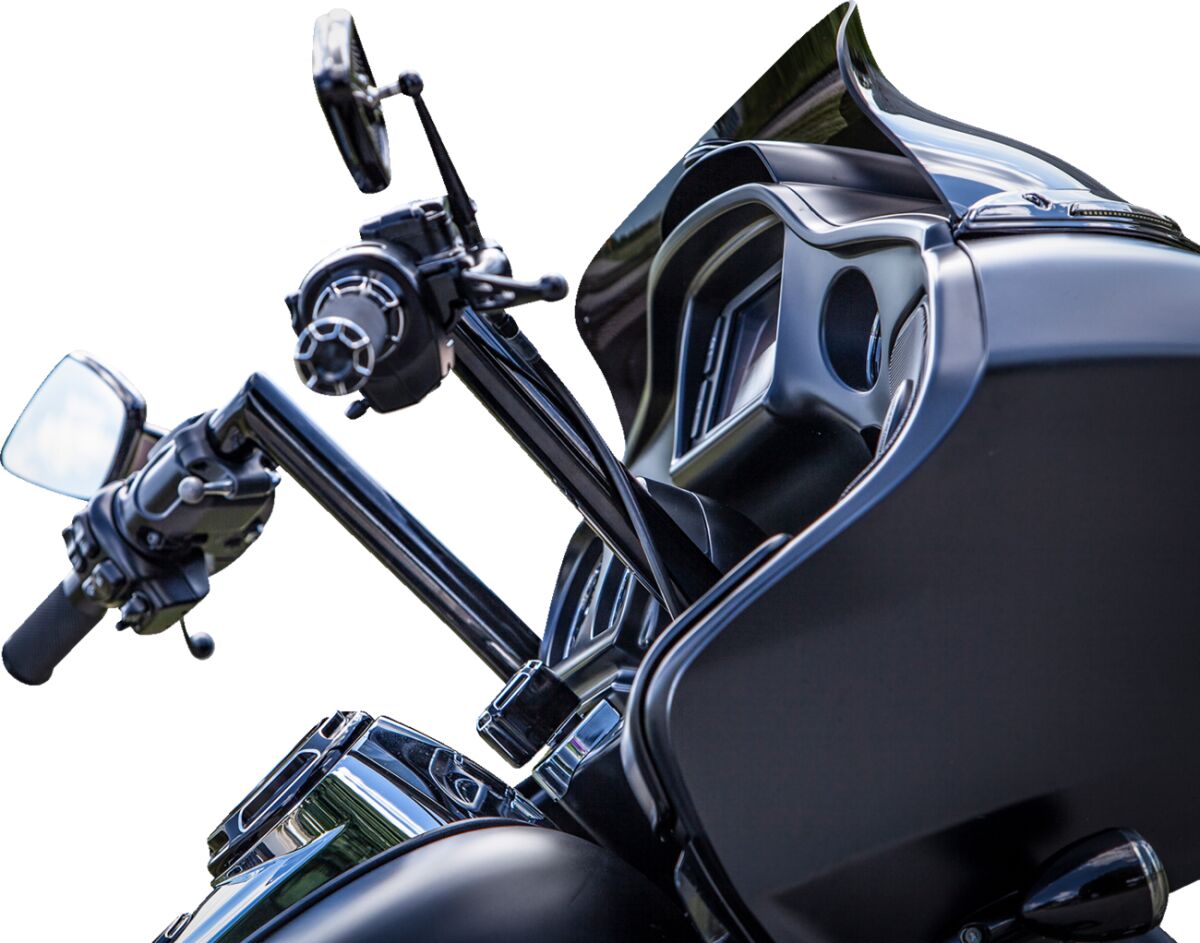 Khrome Werks Black 12" Flt Handlebar Handlebars Khrome Werks