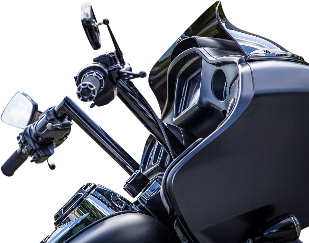 Khrome Werks Black 12" Flt Handlebar Handlebars Khrome Werks