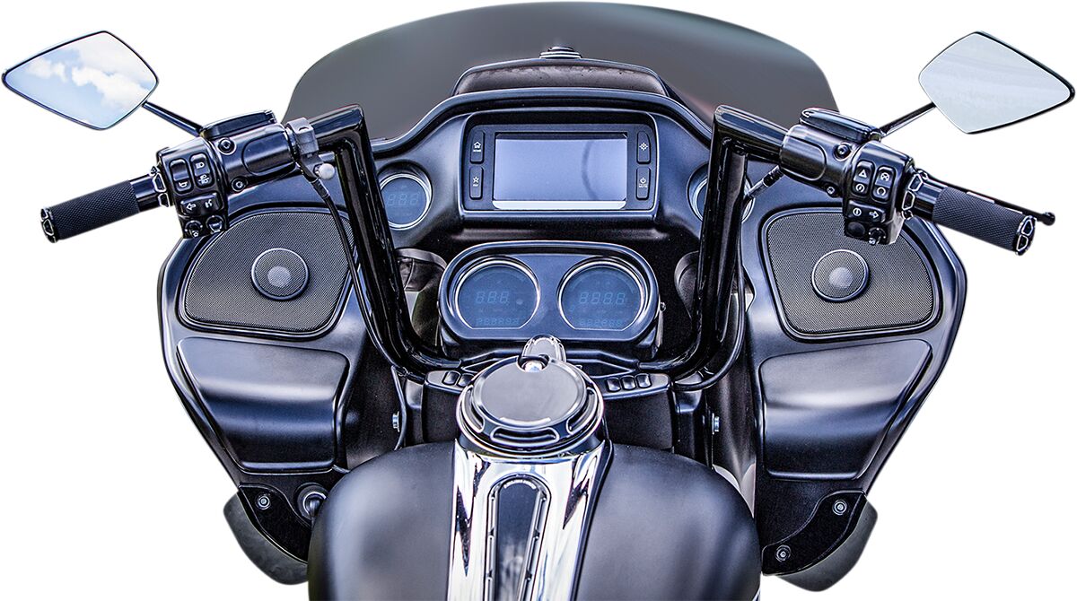 Khrome Werks Black 12" Flt Handlebar Handlebars Khrome Werks