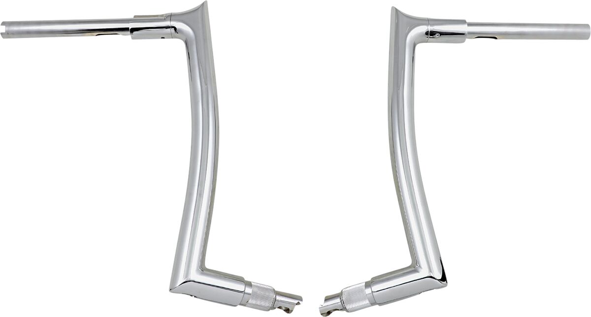 Fat Baggers Inc. 14" Chrome 1 1/2" Pointed Top Handlebar Handlebars Fat Baggers Inc.