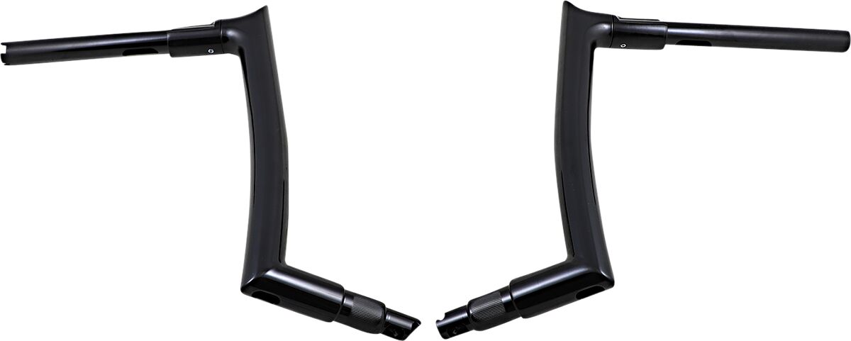 Fat Baggers Inc. 12" Black 1 1/2" Pointed Top Handlebar Handlebars Fat Baggers Inc.