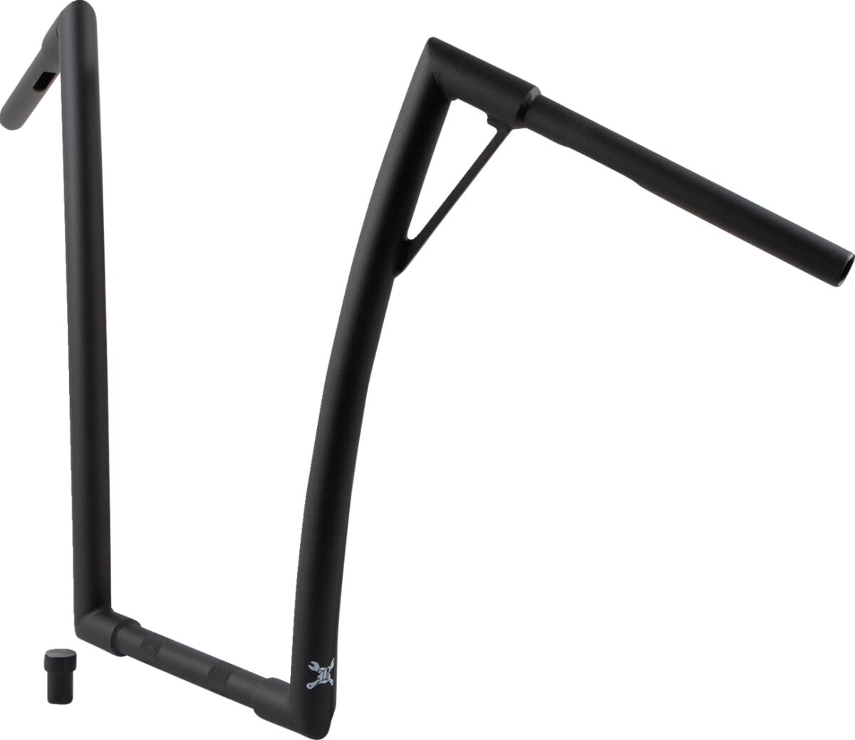 Burly Brand Handlebar Louie 19 T Blk Handlebars Burly Brand