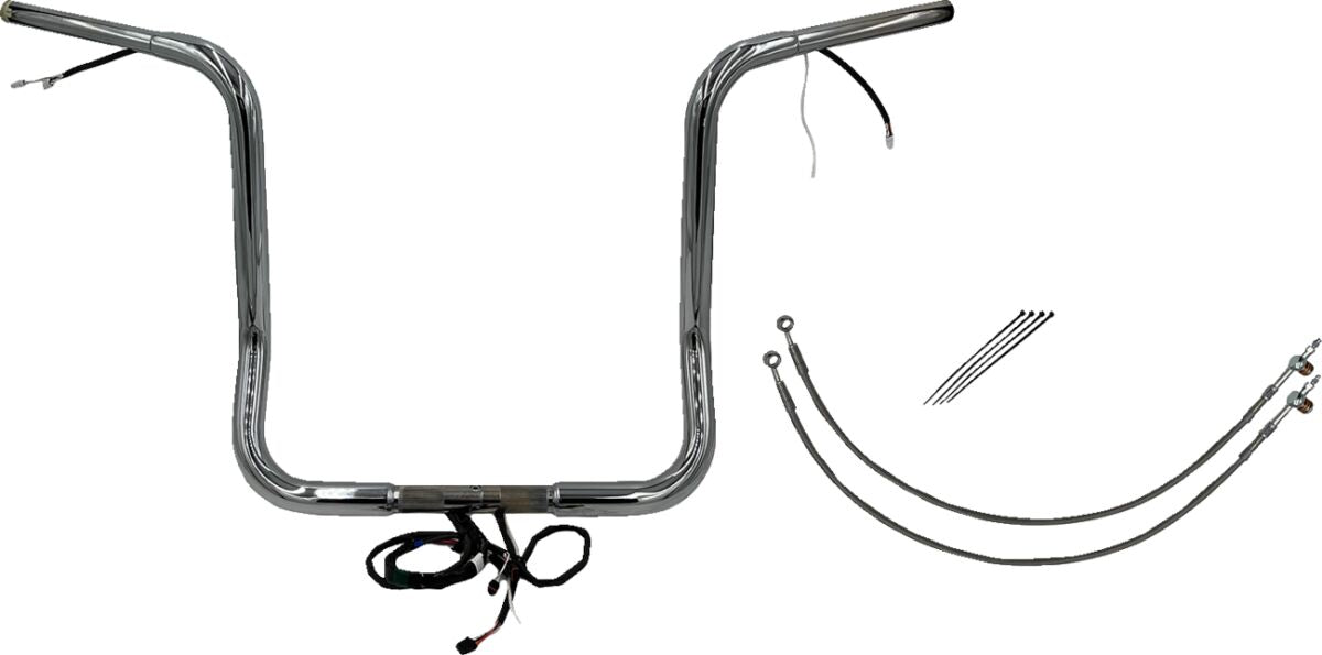 Fat Baggers Inc. H Bar Ch.Rt 1.25"16"14 15 Handlebars Fat Baggers Inc.