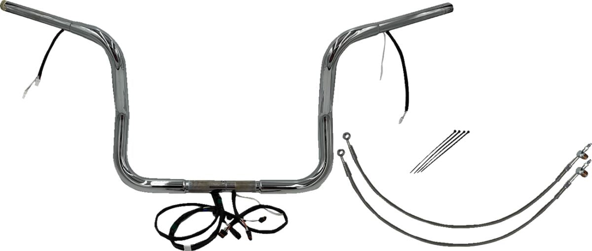 Fat Baggers Inc. H Bar Ch.Rt 1.25"12"16 20 Handlebars Fat Baggers Inc.