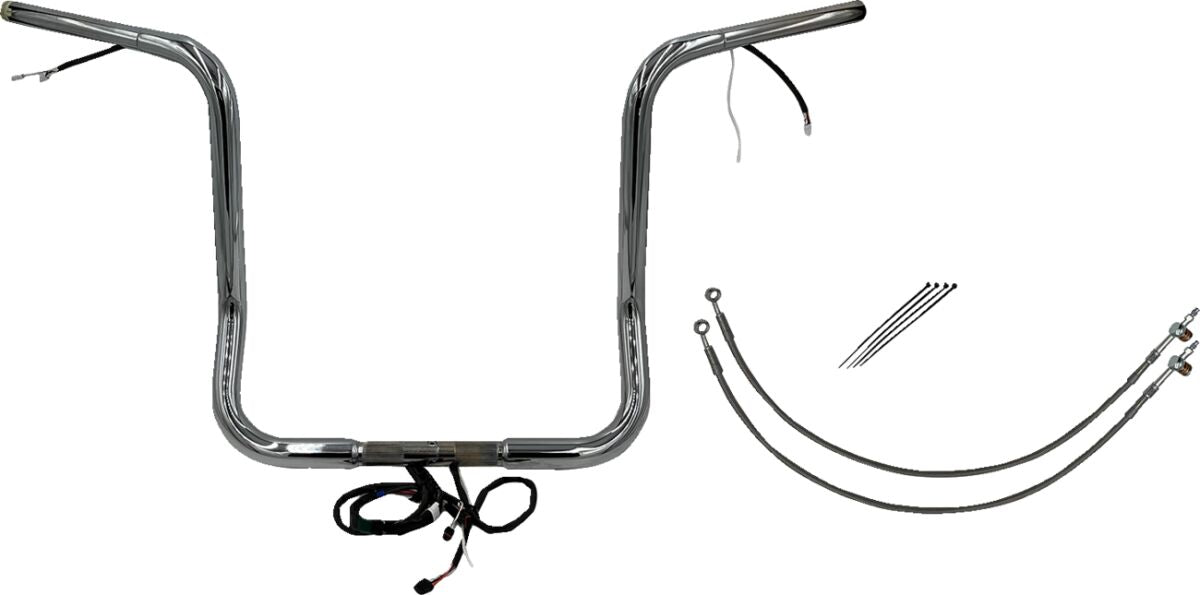 Fat Baggers Inc. H Bar Ch.Rt 1.25"16"16 20 Handlebars Fat Baggers Inc.