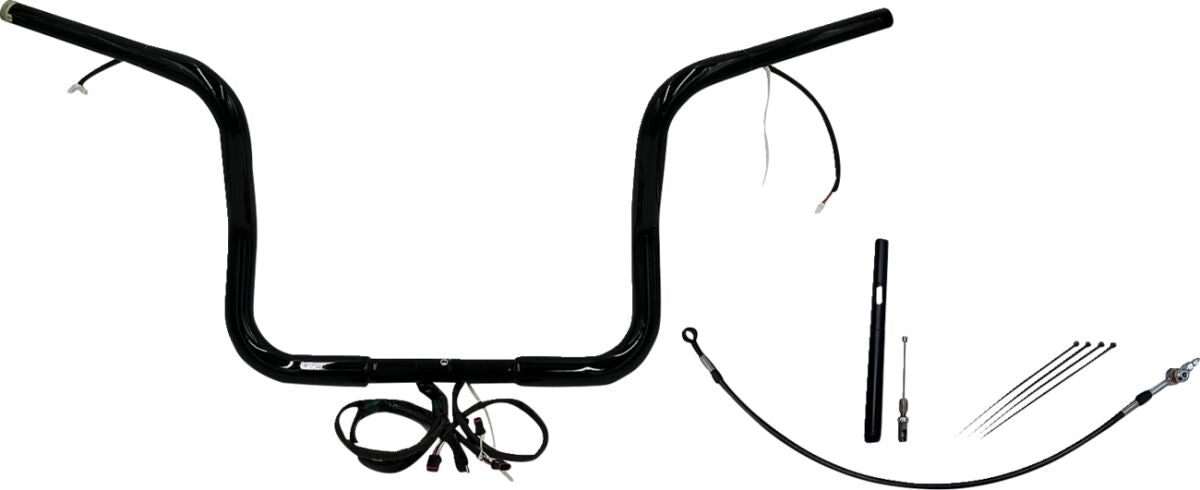 Fat Baggers Inc. H Bar Bl.Rt 1.25"12"21+Fl Handlebars Fat Baggers Inc.