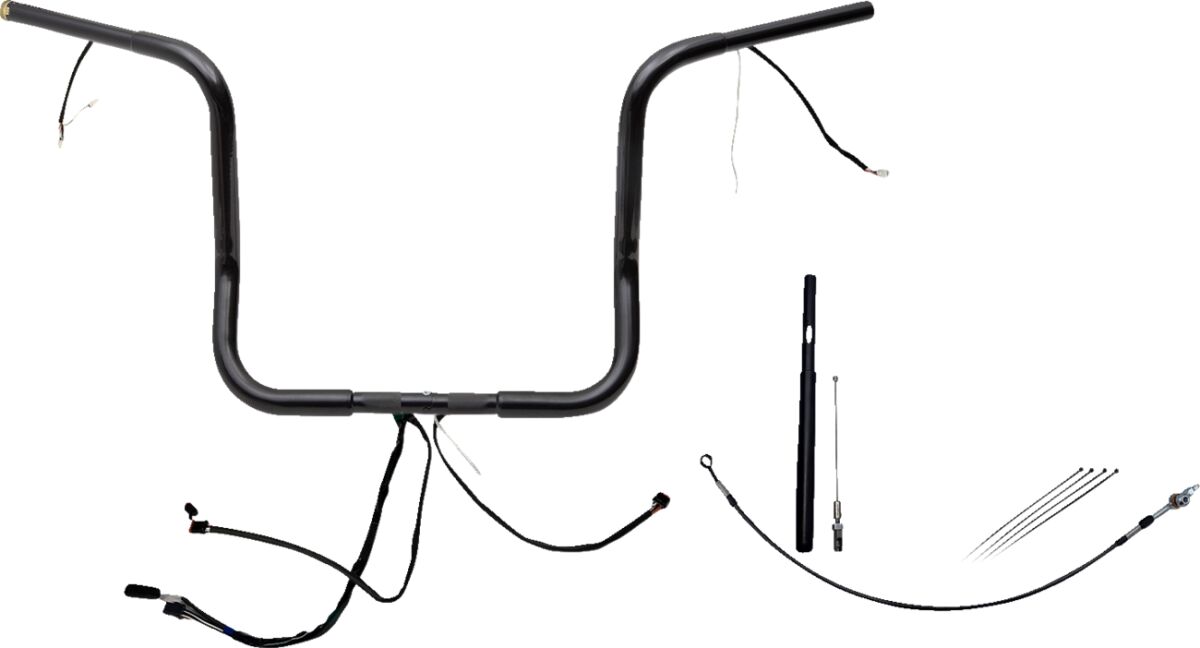 Fat Baggers Inc. H Bar Bl.Rt1.25"14"121+Fl Handlebars Fat Baggers Inc.