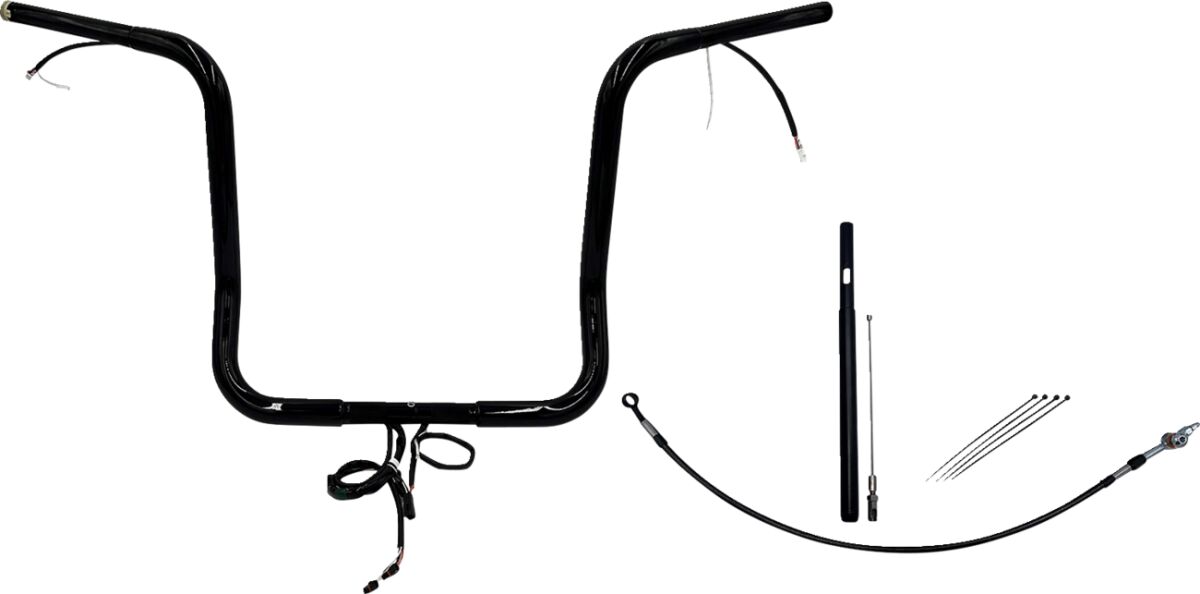 Fat Baggers Inc. H Bar Bl.Rt 1.25"16"21+Fl Handlebars Fat Baggers Inc.