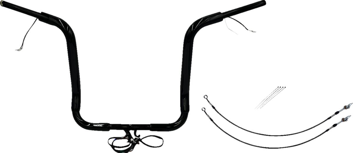Fat Baggers Inc. H Bar Kt Bl1.5"16"14 15 Fl Handlebars Fat Baggers Inc.
