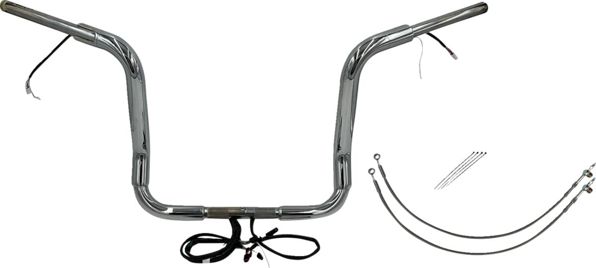 Fat Baggers Inc. H Bar Kt Ch1.5"14"16 20 Fl Handlebars Fat Baggers Inc.