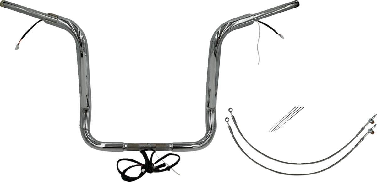 Fat Baggers Inc. H Bar Kt Ch1.5"16"16 20 Fl Handlebars Fat Baggers Inc.