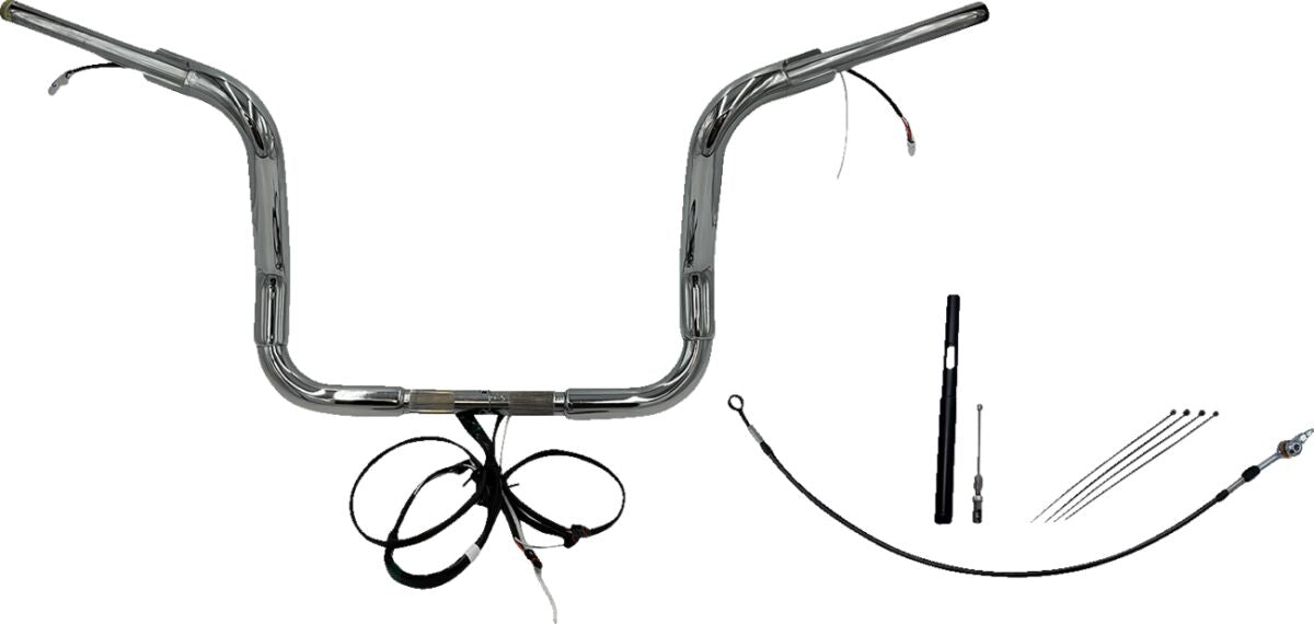 Fat Baggers Inc. H Bar Kt Ch1.5"12"21 22 Fl Handlebars Fat Baggers Inc.