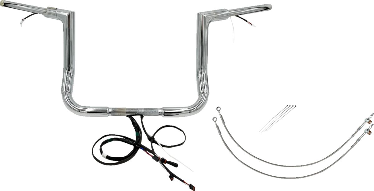 Fat Baggers Inc. H Bar Kt Ch 1.5"12" F Top Handlebars Fat Baggers Inc.