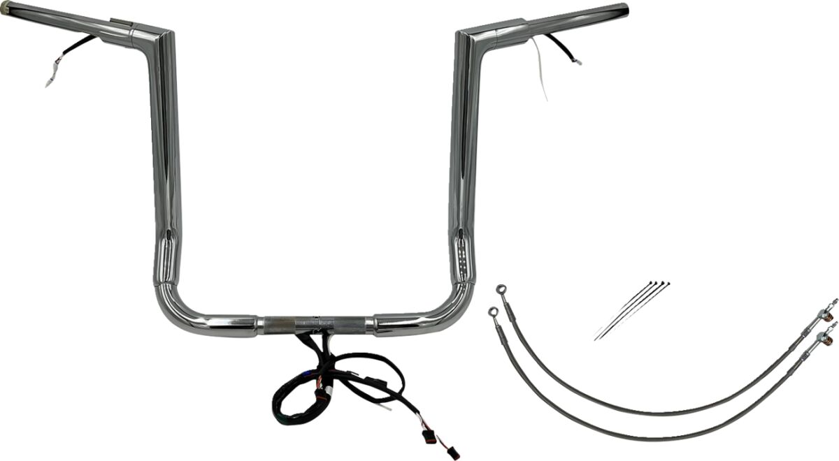 Fat Baggers Inc. H Bar Kt Ch 1.5"16" F Top Handlebars Fat Baggers Inc.