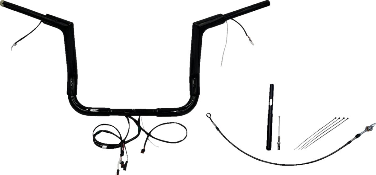 Fat Baggers Inc. H Bar Kt Bl.1.5"12"Ft21 Fl Handlebars Fat Baggers Inc.