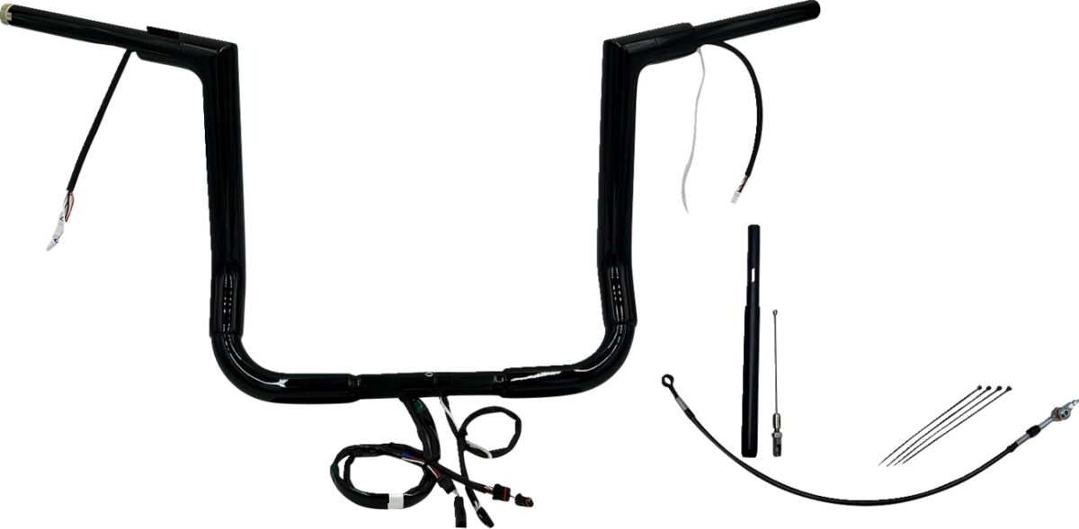 Fat Baggers Inc. H Bar Kt Bl.1.5"14"Ft21 Fl Handlebars Fat Baggers Inc.