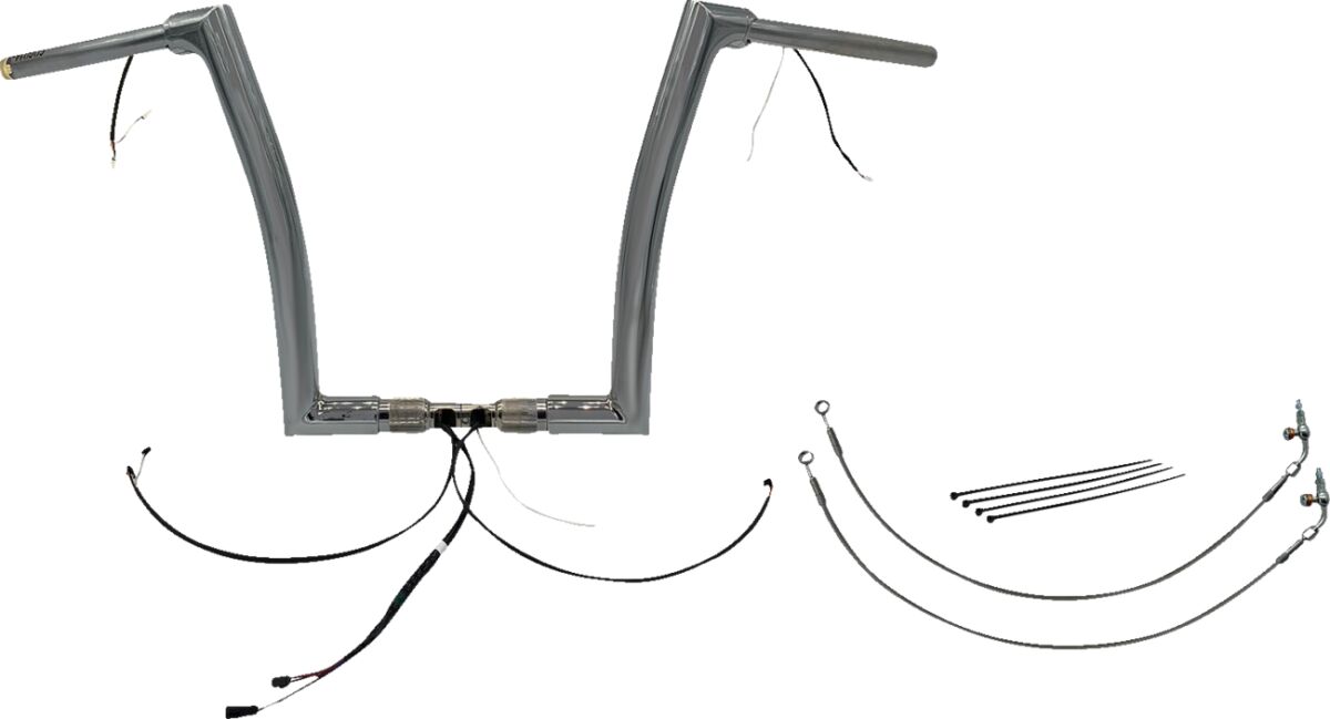 Fat Baggers Inc. H Bar Kt Ch.1.5"14"Ft5 Fl Handlebars Fat Baggers Inc.