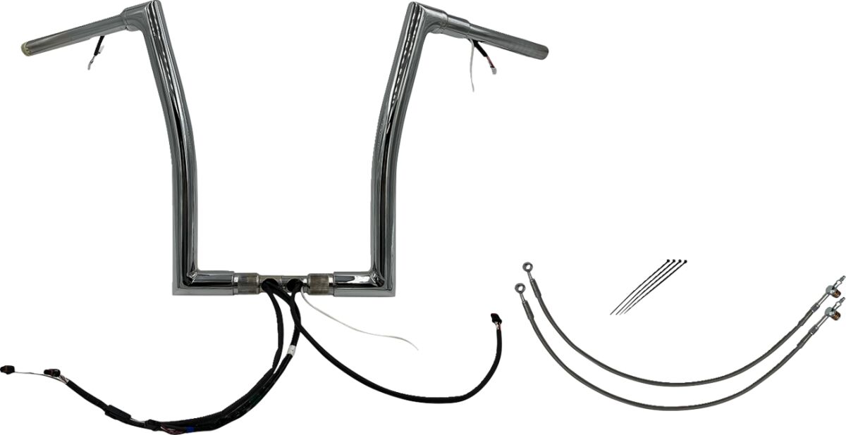 Fat Baggers Inc. H Bar Kt Ch.1.5"16"Ft15 Fl Handlebars Fat Baggers Inc.