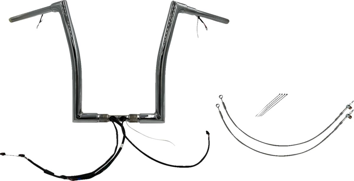 Fat Baggers Inc. H Bar Kt Ch 1.5"16"Fltr Handlebars Fat Baggers Inc.