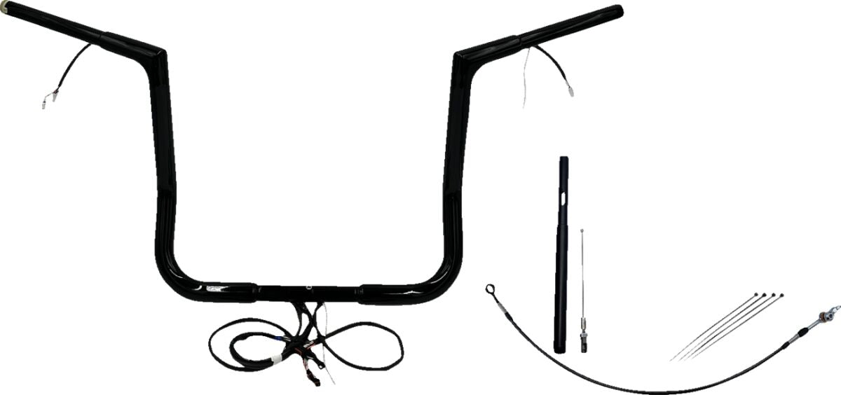 Fat Baggers Inc. H Bar Ft Bl 1.25"14"21+Fl Handlebars Fat Baggers Inc.