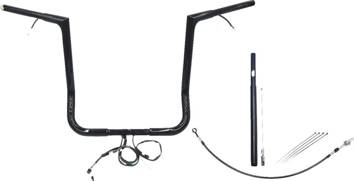 Fat Baggers Inc. H Bar Ft Bl 1.25"16"21+Fl Handlebars Fat Baggers Inc.