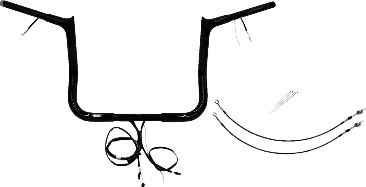 Fat Baggers Inc. H Bar Pt Bl1.25"12"4 15 Fl Handlebars Fat Baggers Inc.