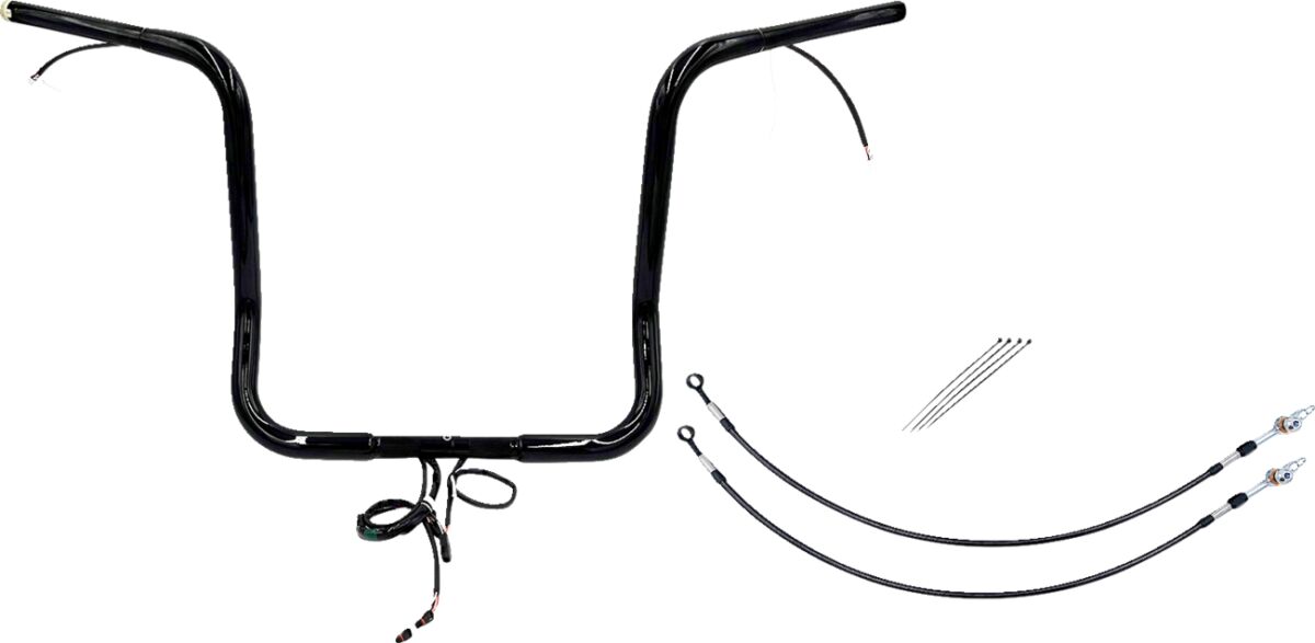 Fat Baggers Inc. H Bar Pt Bl1.25"16"6 20 Fl Handlebars Fat Baggers Inc.