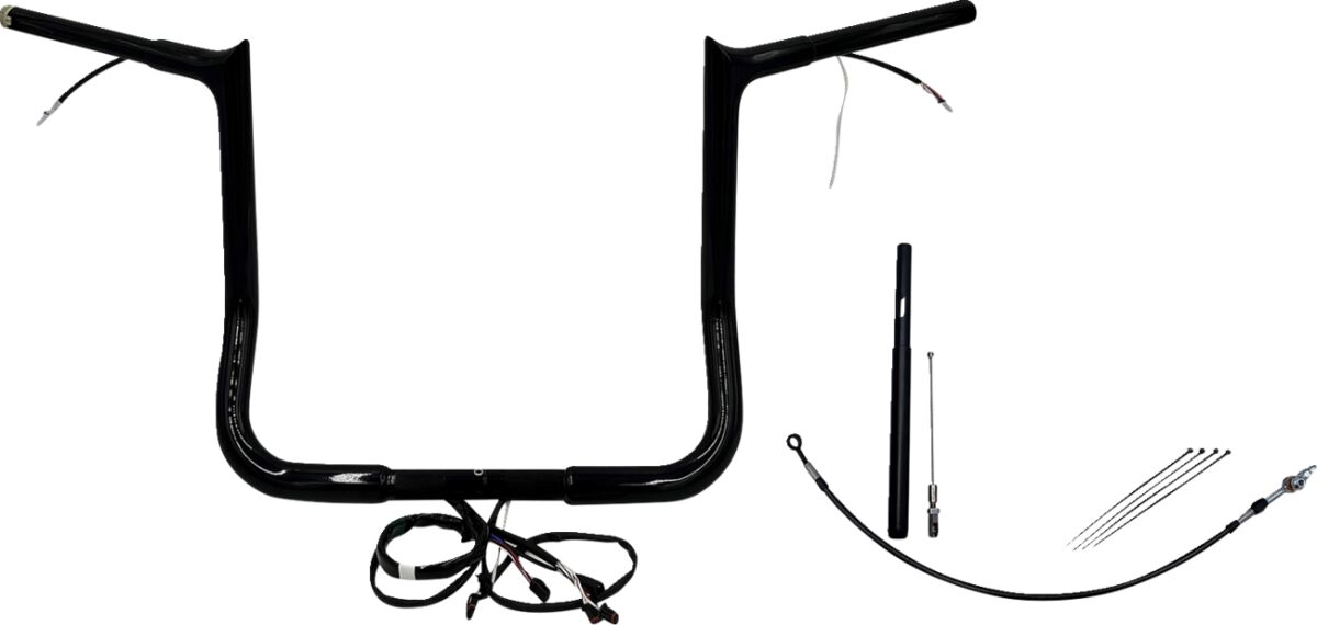 Fat Baggers Inc. H Bar Pt Bl1.25"14"21 2 Fl Handlebars Fat Baggers Inc.