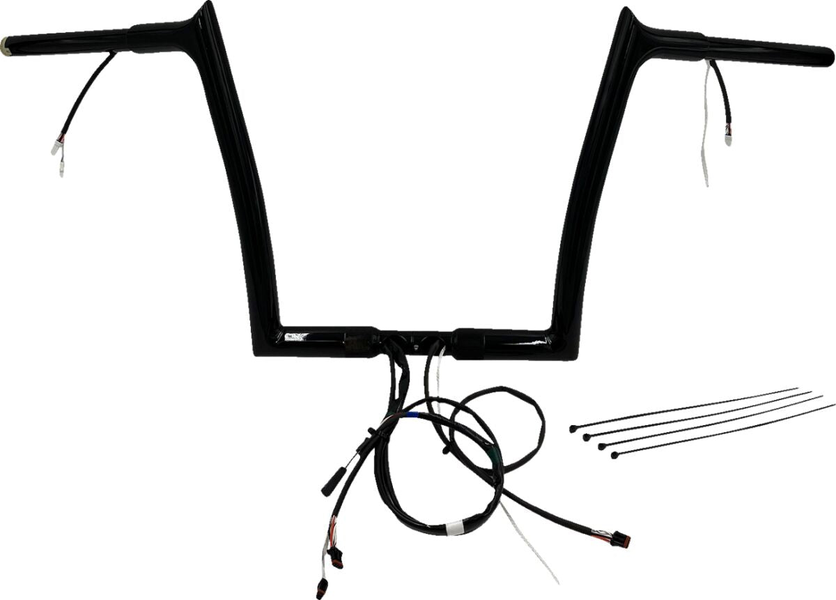 Fat Baggers Inc. H Bar Pt Bl1.25"12"15 Fltr Handlebars Fat Baggers Inc.