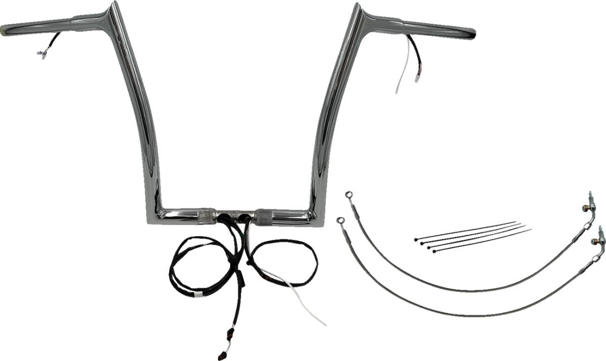 Fat Baggers Inc. H Bar Pt Ch1.25"14"15 Fltr Handlebars Fat Baggers Inc.