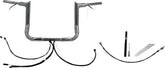 Fat Baggers Inc. H Bar Pt Ch 1.5"12"21+ Fl Handlebars Fat Baggers Inc.