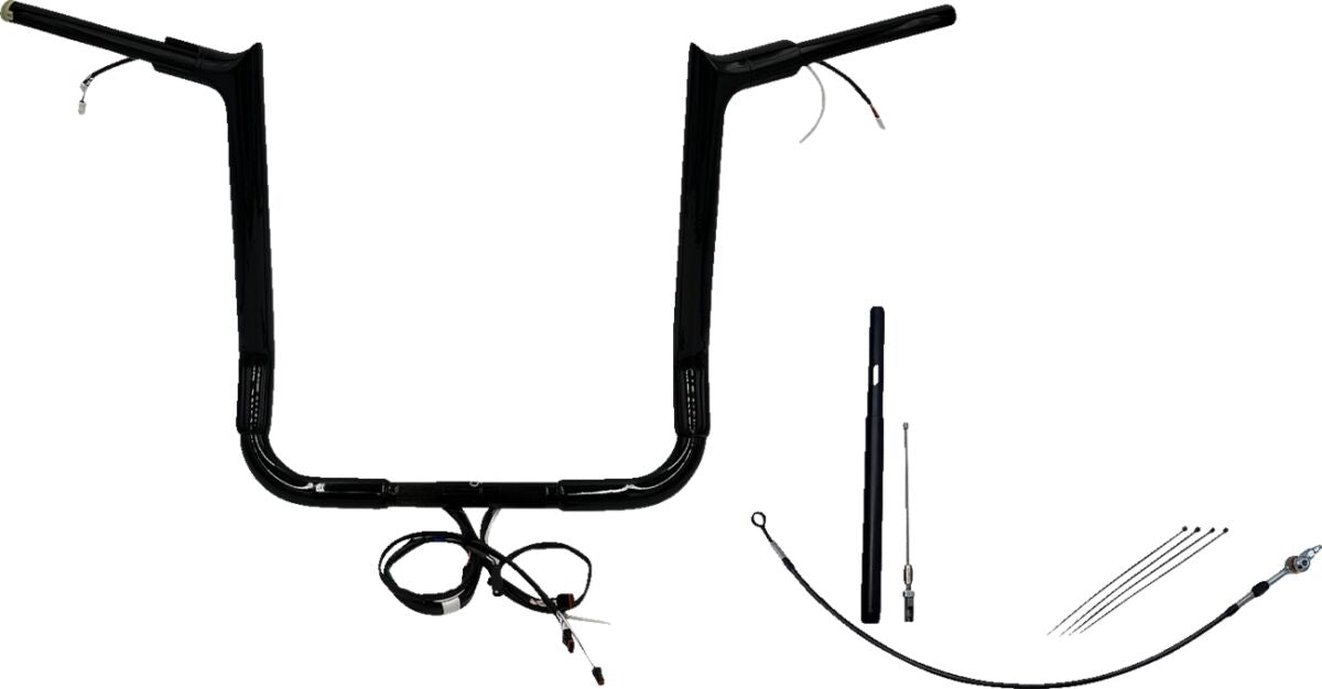 Fat Baggers Inc. H Bar Pt Bl 1.5"16"21+ Fl Handlebars Fat Baggers Inc.