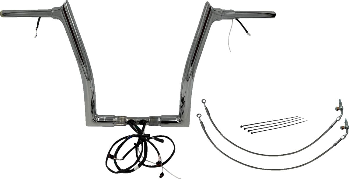 Fat Baggers Inc. H Bar Pt Ch1.5"14"15 Fltrx Handlebars Fat Baggers Inc.