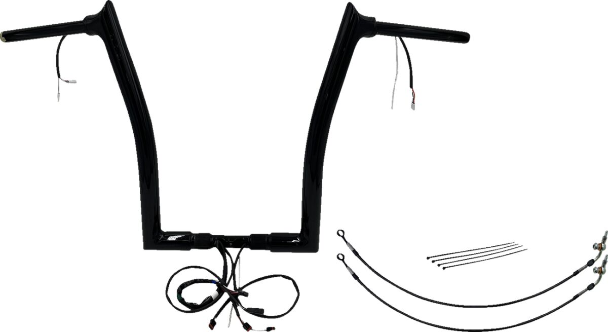 Fat Baggers Inc. H Bar Pt Bl1.5"16"15 Fltrx Handlebars Fat Baggers Inc.