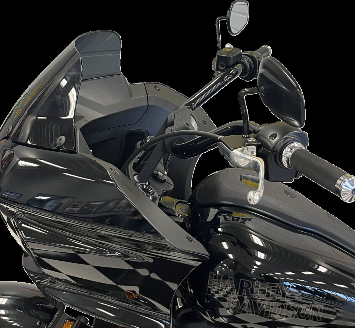Fat Baggers Inc. H Bar Rnd Top Blk 1.25" 8" Fxlr,S,St Handlebars Fat Baggers Inc.