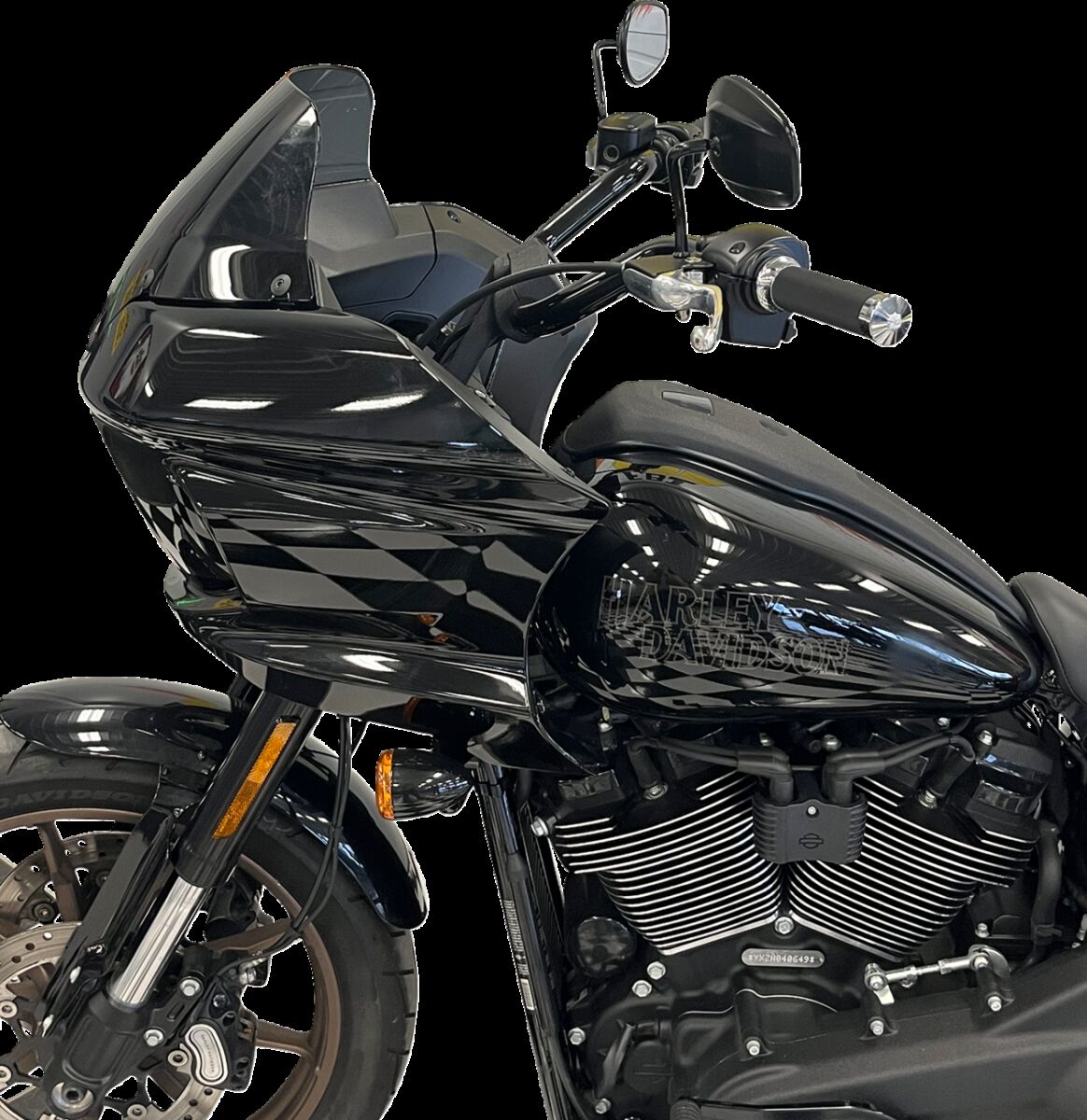 Fat Baggers Inc. H Bar Rnd Top Blk 1.25" 8" Fxlr,S,St Handlebars Fat Baggers Inc.